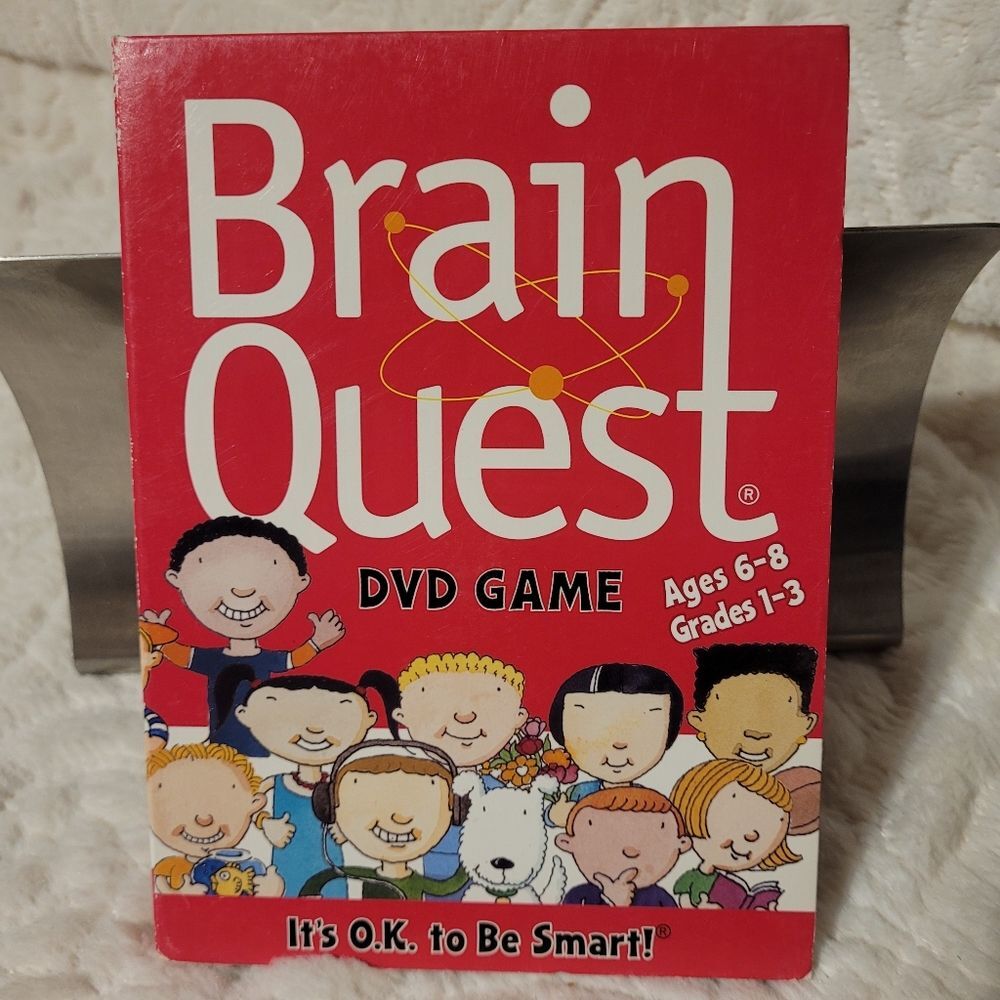 Brain Quest DVD Game Ages 6 - 8 Grades 1 - 3 No Cards 2006